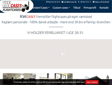 Tablet Screenshot of kwcases.dk